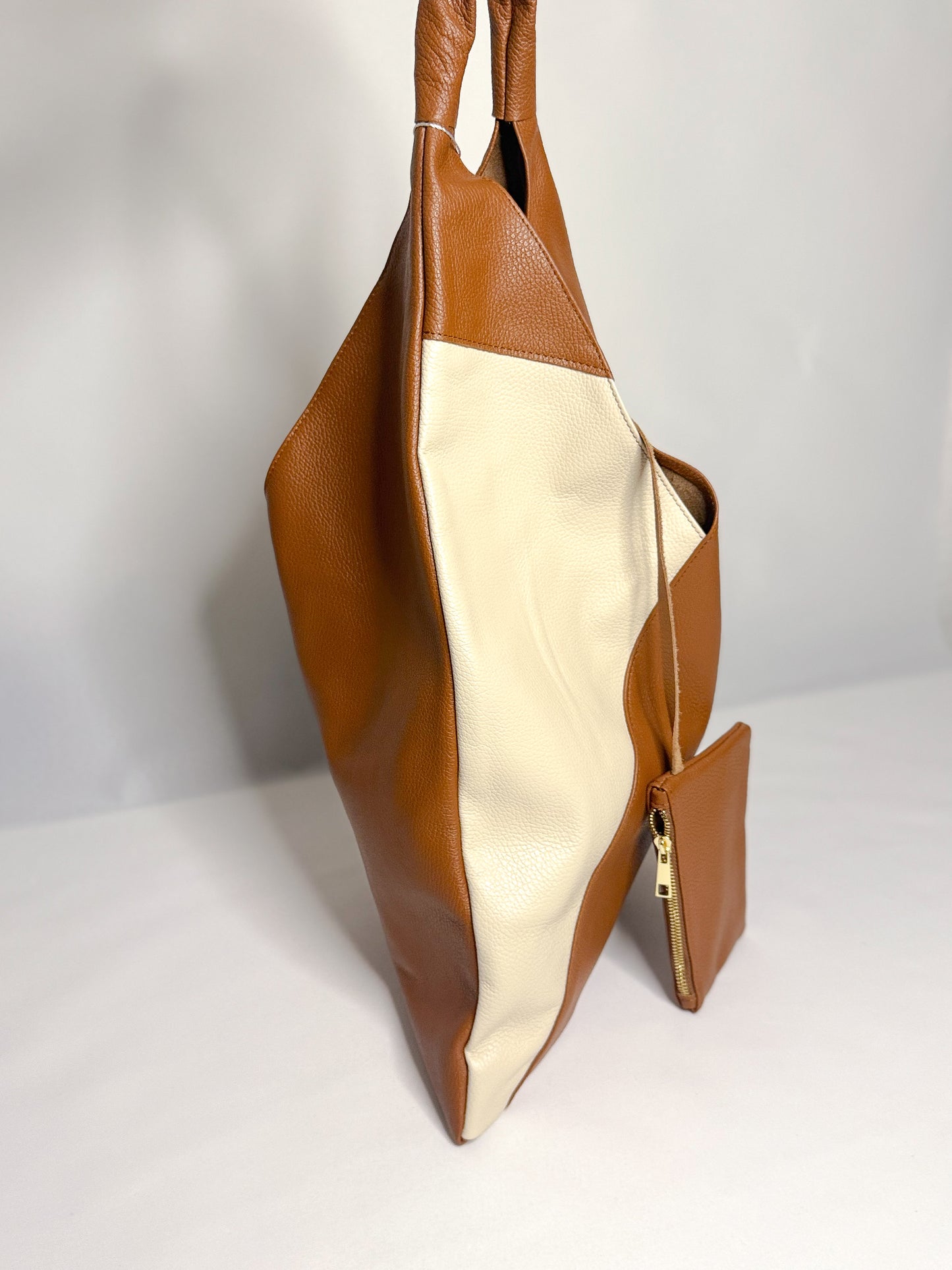 Shopping Bags - Brun & Beige