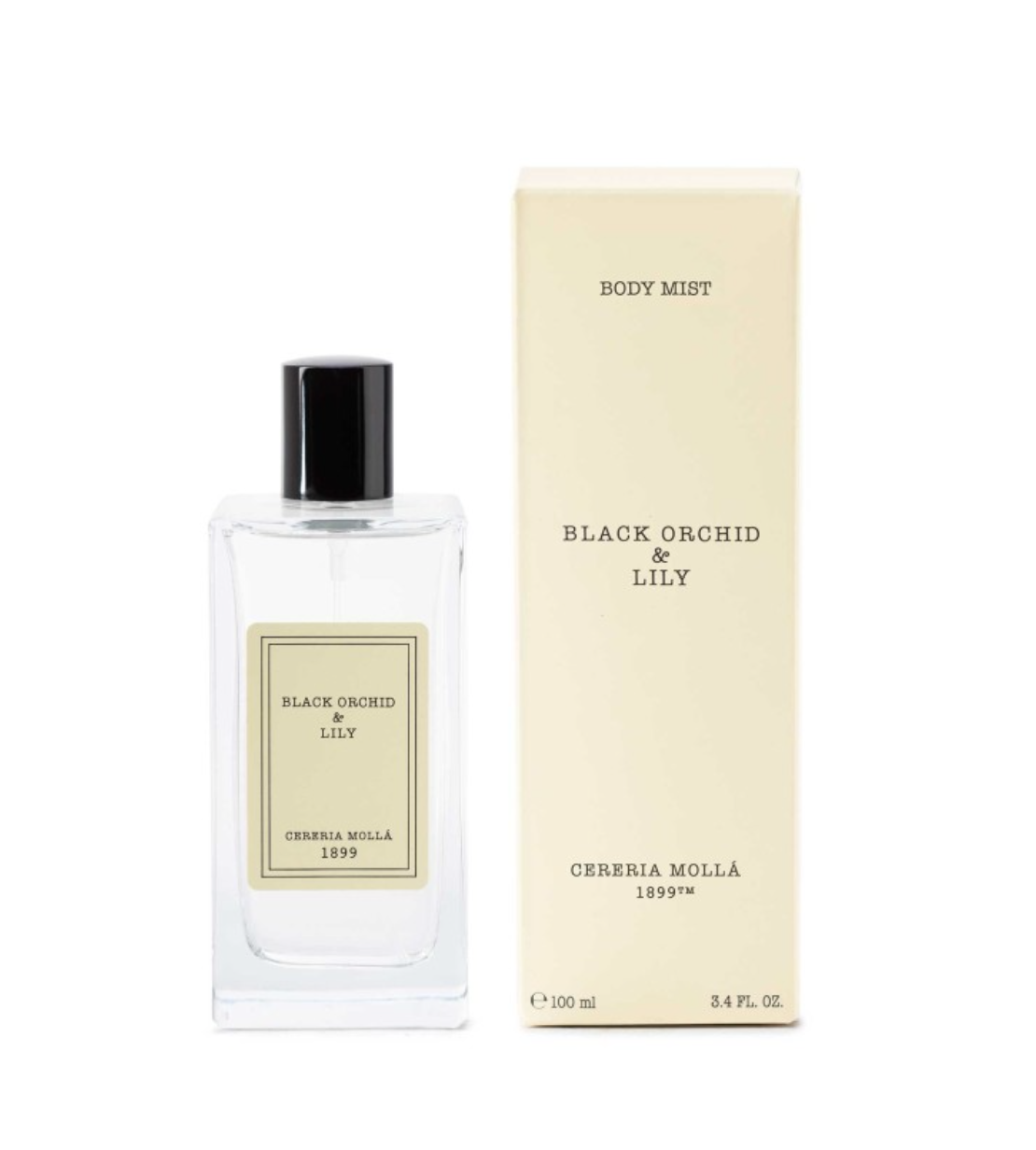CERERIA MOLLA Body Mist „Black orchid & lilly“ 100 ml.